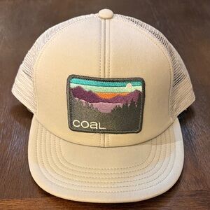 Coal Tan Trucker Hat with Mountain Patch